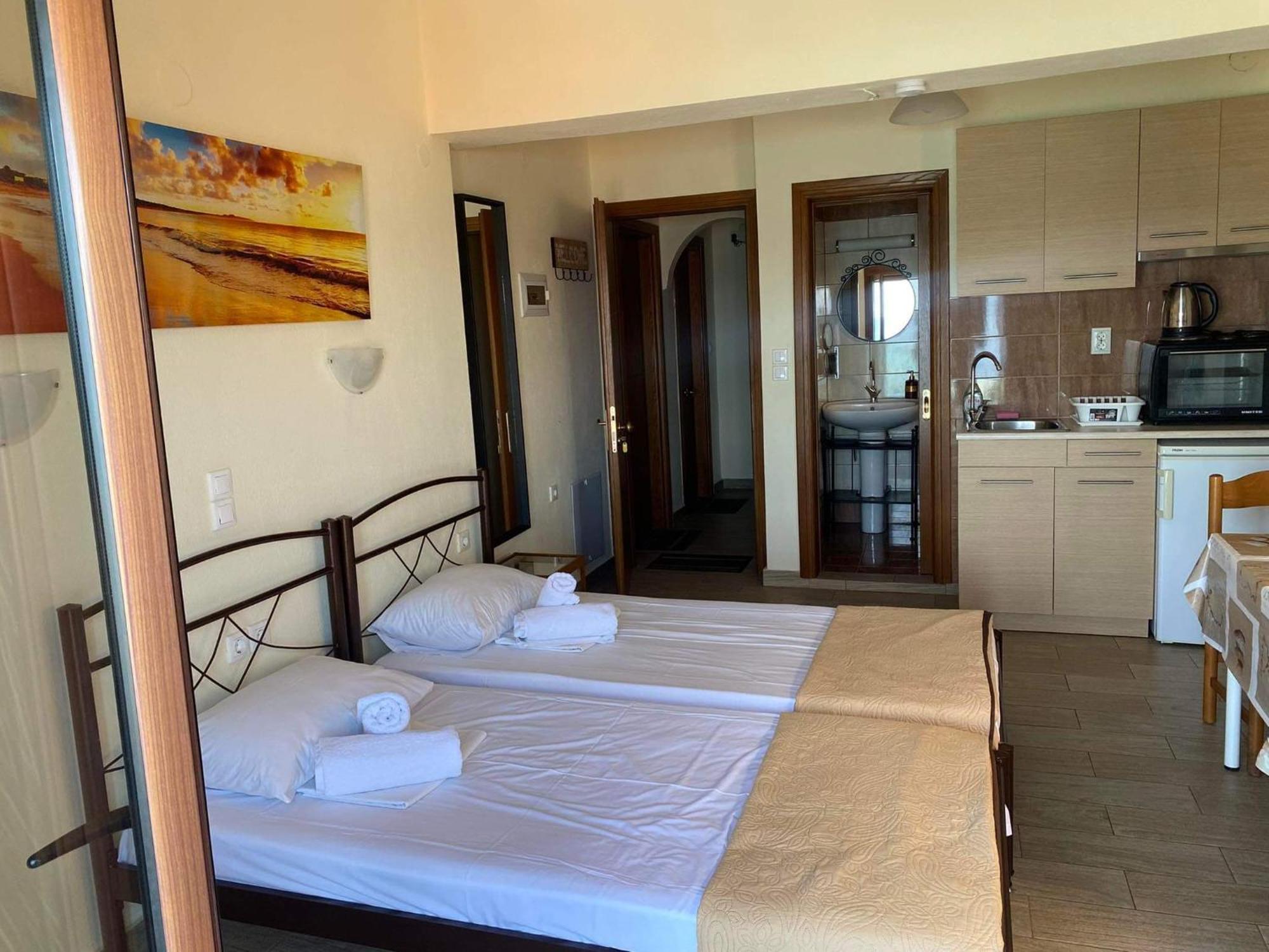 Diolkos Apartement Nea Roda Kamer foto